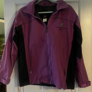 Purple and Black Bonsai Harbor Jacket